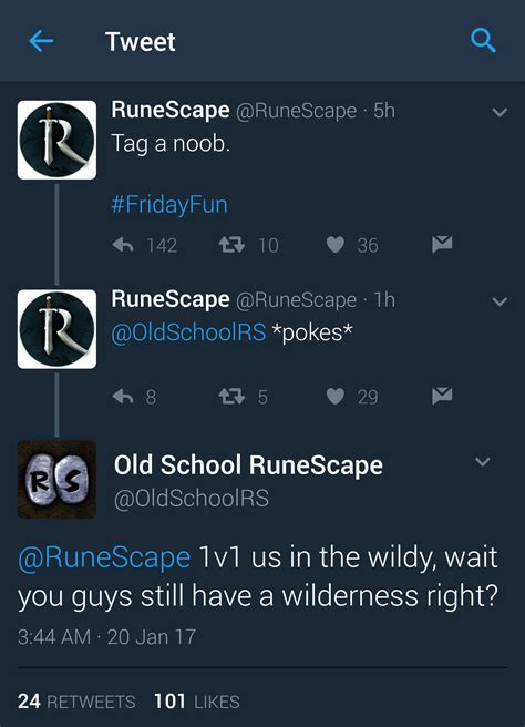 It seems to me that information regarding game state etc. . Osrs twitter